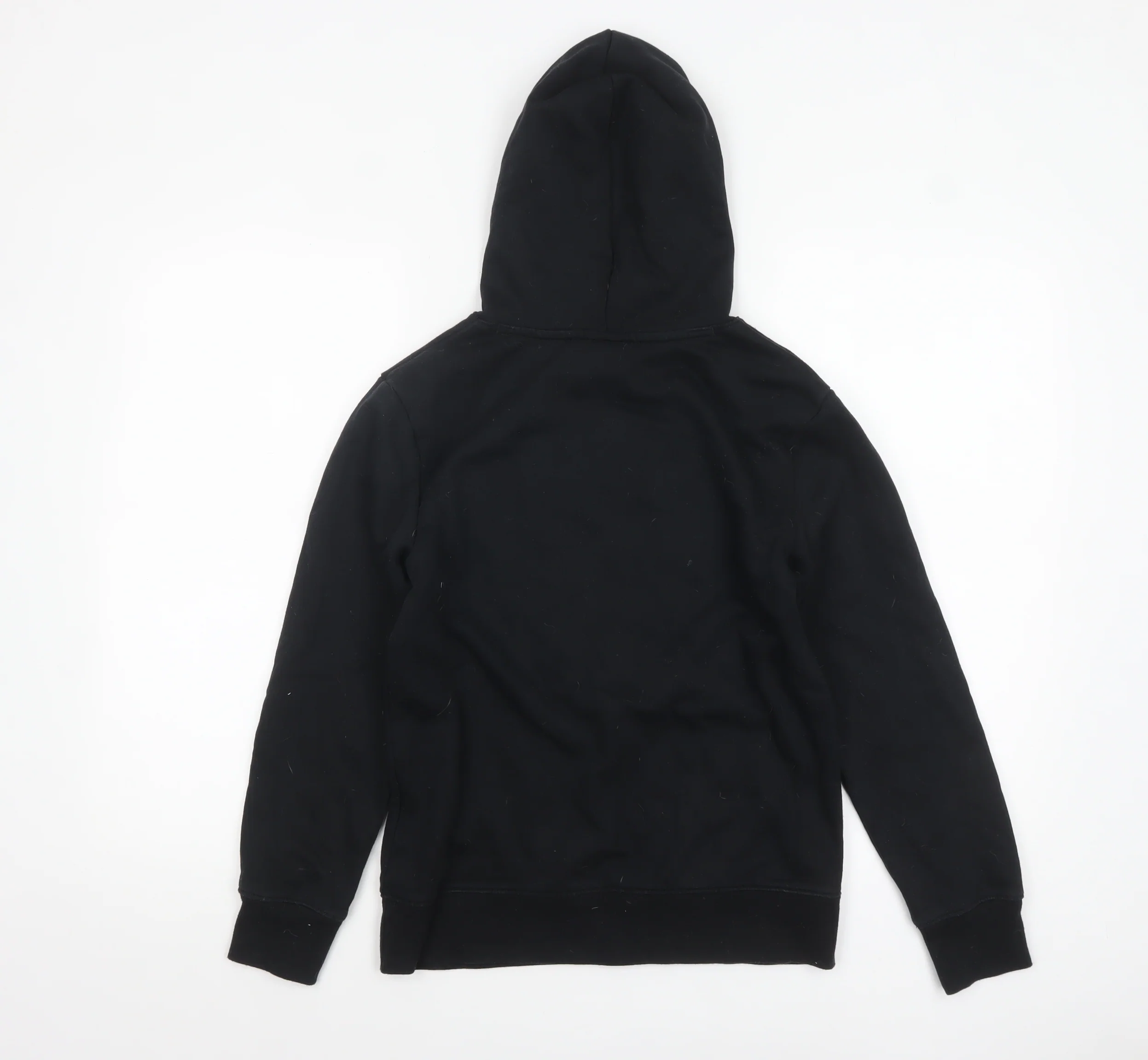 Jordan Boys Black 12-13 Years Pullover Hoodie with Logo Front - Image 3