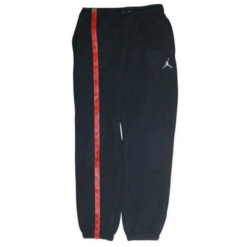 Jordan Boys Black Fleece Sweatpants 10 Years Regular Fit Activewear - Image 2
