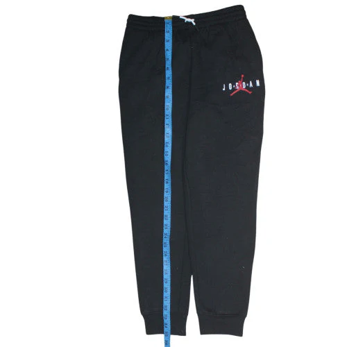 Jordan Boys Black Jogger Sweatpants 13 Years Fleece Elastic Waist - Image 3