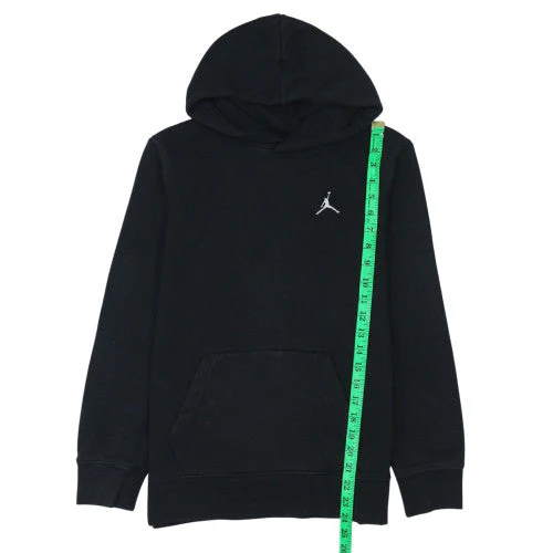 Jordan Boys Black Pullover Hoodie Sweatshirt Size 10-11 Years Fleece Logo - Image 3