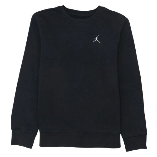 Jordan Boys Black Sweatshirt 13-15 Years Crew Neck Pullover Fleece