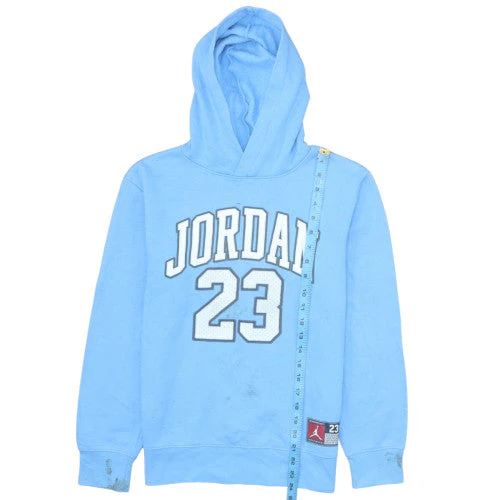 Jordan Boys Blue Pullover Hoodie Size 12-13 Years Graphic Print - Image 3