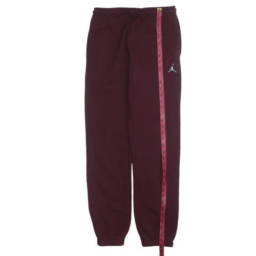 Jordan Boys Brown Fleece Sweatpants XL Elastic Waist Casual Trousers - Image 2