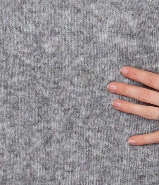 Kaffe Women's Grey Long Sleeve Roll Neck Knit Jumper Dress Size S - Image 6