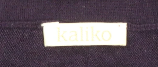 Kaliko Women’s Purple Cotton Blend Long Sleeve Crew Neck Jumper L - Image 5