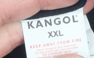 Kangol Men’s Black 2XL V-Neck Cotton Pullover Jumper - Image 4