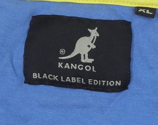 Kangol Men's Blue XL Cotton Crew Neck Black Label T-Shirt - Image 4