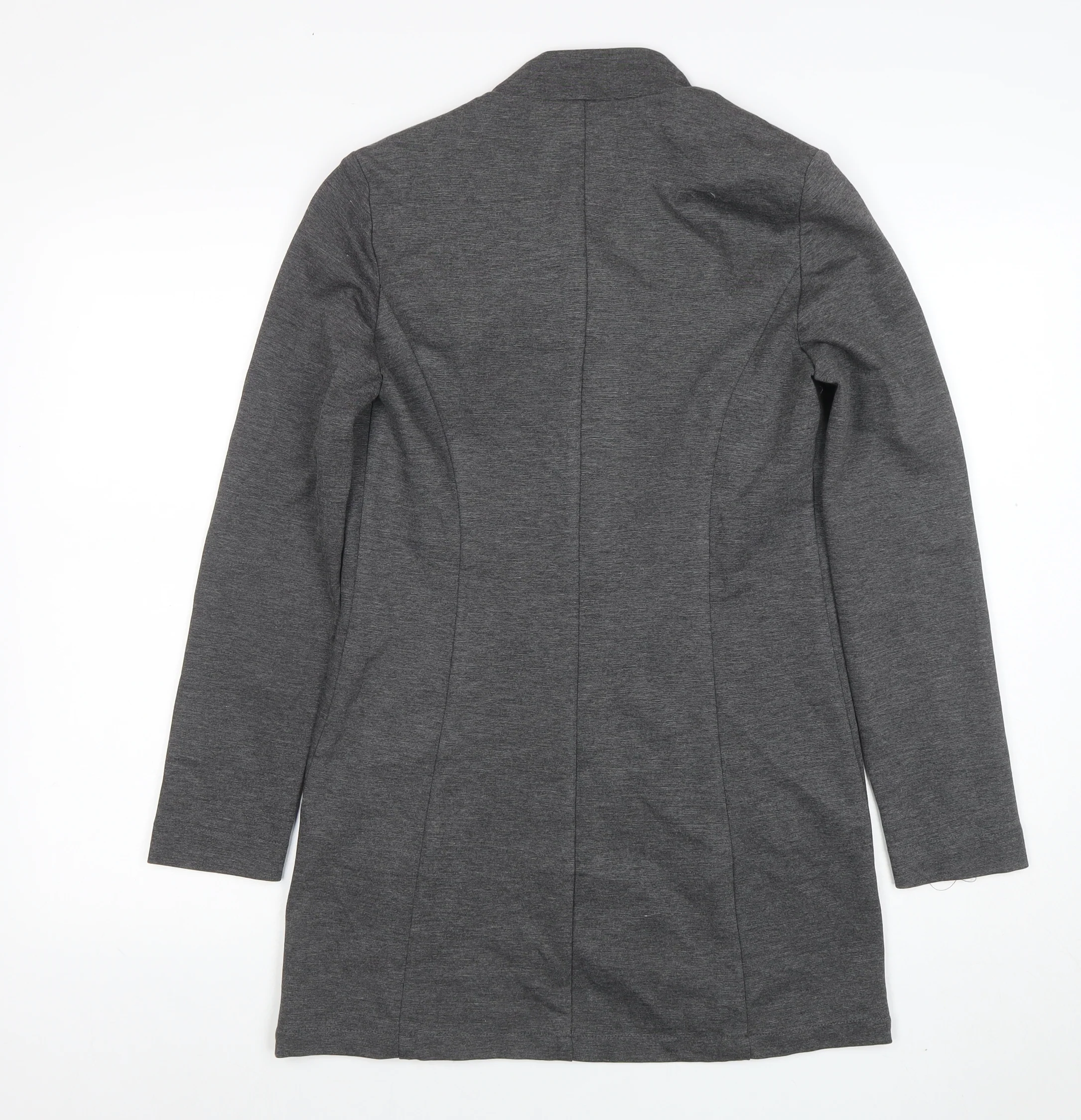 KAOS Grey Slim Fit Mid-Length Jersey Coat Unisex Adults Size 42 - Image 3