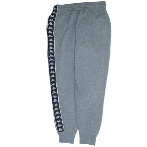Kappa Men Grey Medium Jogger Sweatpants with Side Stripe - Image 4