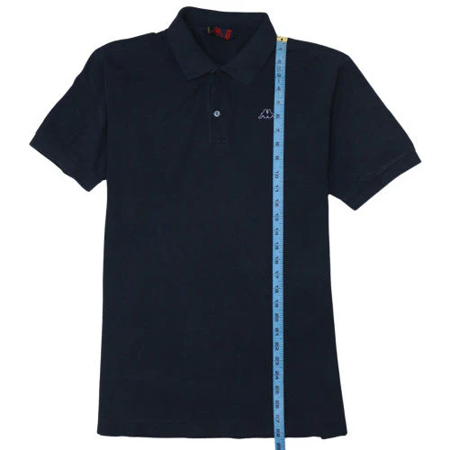Kappa Men's Black Cotton Polo Shirt M Short Sleeve Classic Fit - Image 3