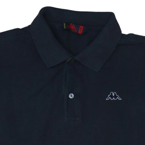 Kappa Men's Black Cotton Polo Shirt M Short Sleeve Classic Fit - Image 8