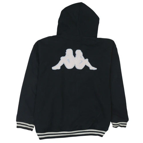Kappa Men's Black XL Full Zip Hoodie Jacket with Logo - Image 4