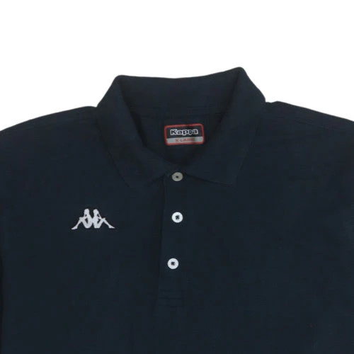 Kappa Men's Black XL Polo Shirt Cotton Classic Fit Short Sleeve - Image 8