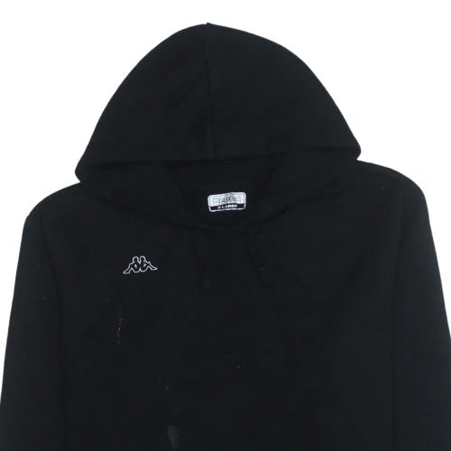 Kappa Mens Black XL Pullover Hoodie Fleece Sportswear - Image 8
