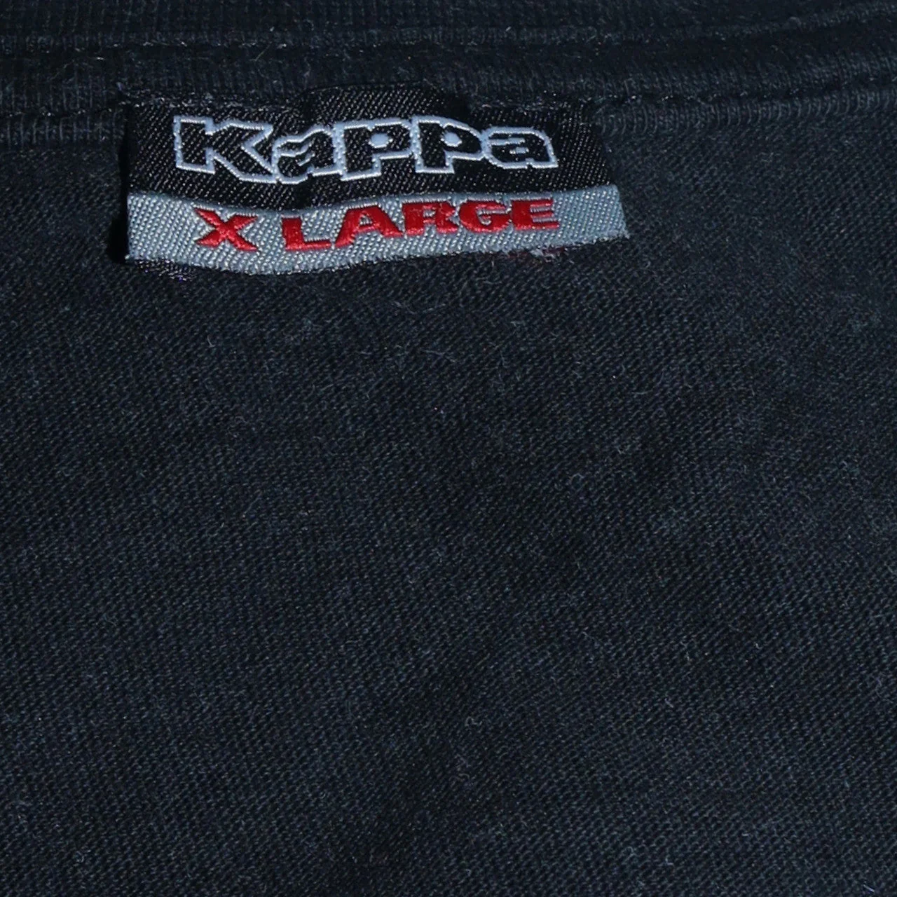 Kappa Men's Black XL V-Neck Cotton Jersey Short Sleeve T-Shirt - Image 6
