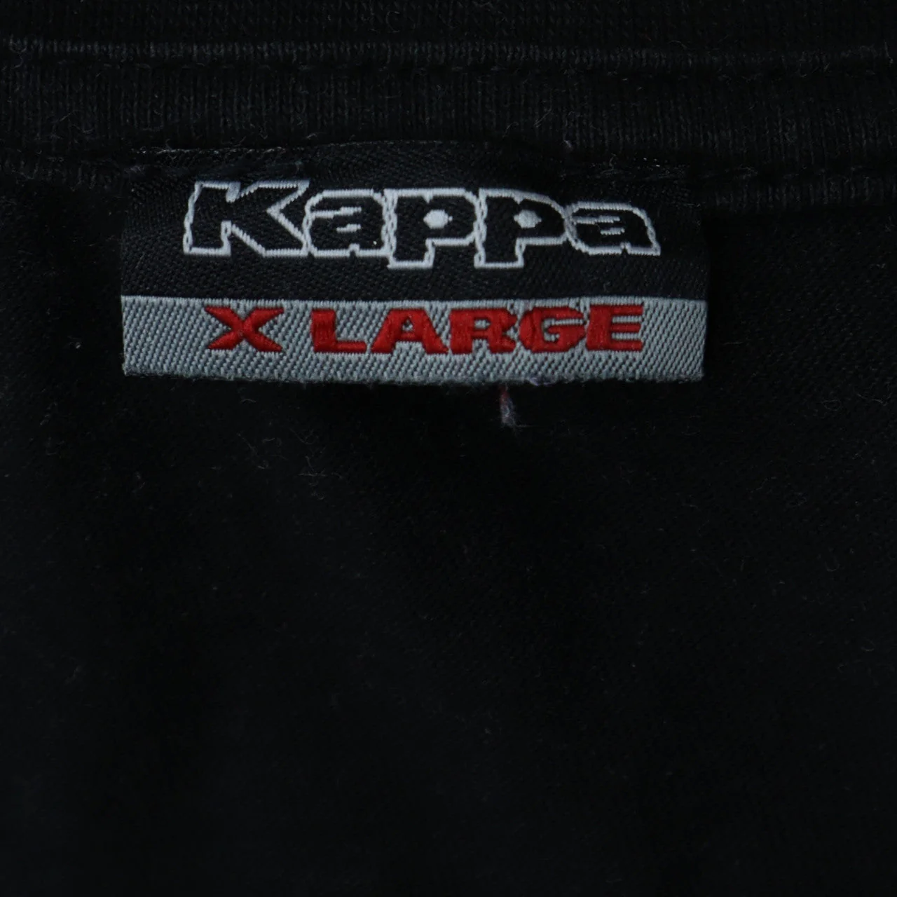 Kappa Men's Black XL V-Neck Cotton Short Sleeve T-Shirt - Image 5