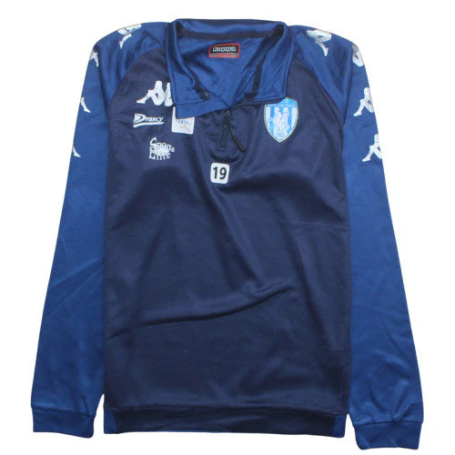 Kappa Mens Blue 1/4 Zip Sports Sweatshirt Medium Lightweight