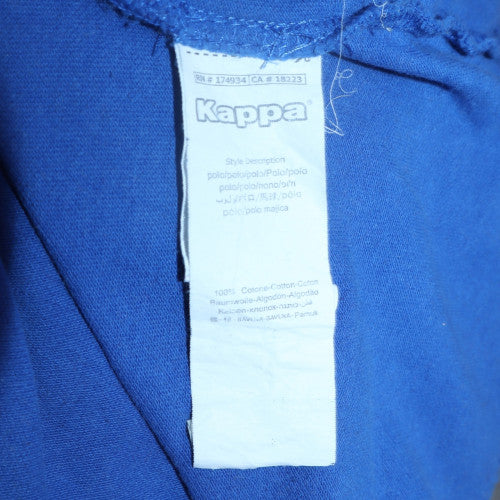Kappa Mens Blue 2XL Cotton Short Sleeve Polo Shirt - Image 6