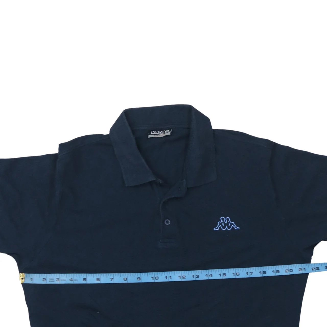 Kappa Men's Blue Cotton Short Sleeve Polo Shirt Size L - Image 2