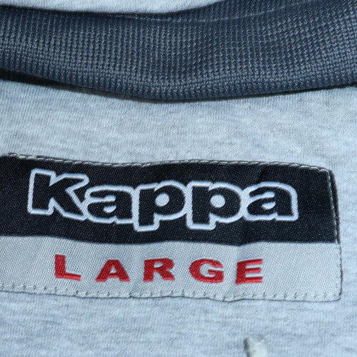 Kappa Men's Blue Nylon Hooded Windbreaker Jacket Size L - Image 5