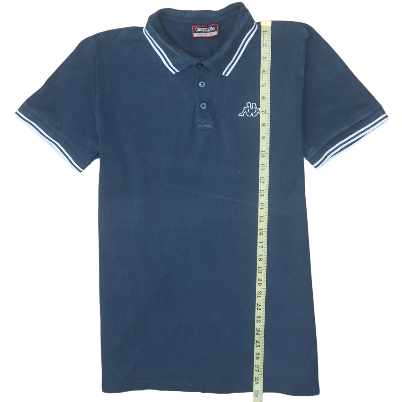 Kappa Men's Blue XL Polo Shirt Short Sleeve 100% Cotton - Image 3