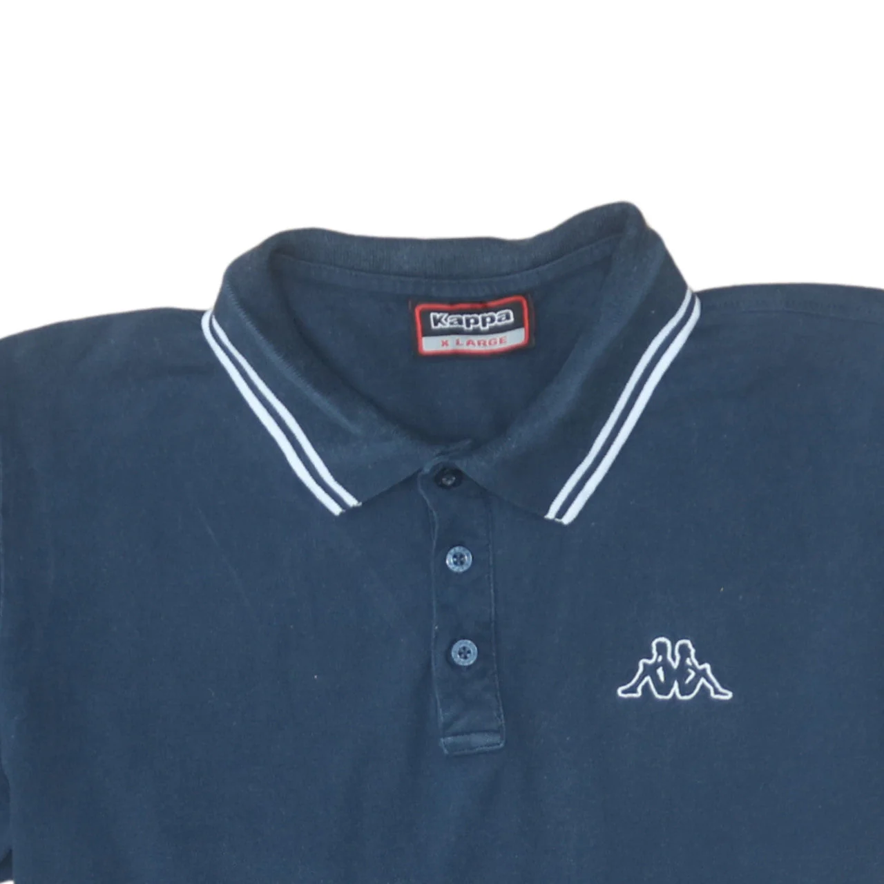 Kappa Men's Blue XL Polo Shirt Short Sleeve 100% Cotton - Image 7