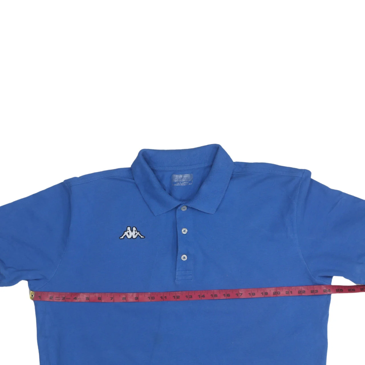 Kappa Men's Blue XL Short Sleeve Cotton Polo Shirt - Image 2