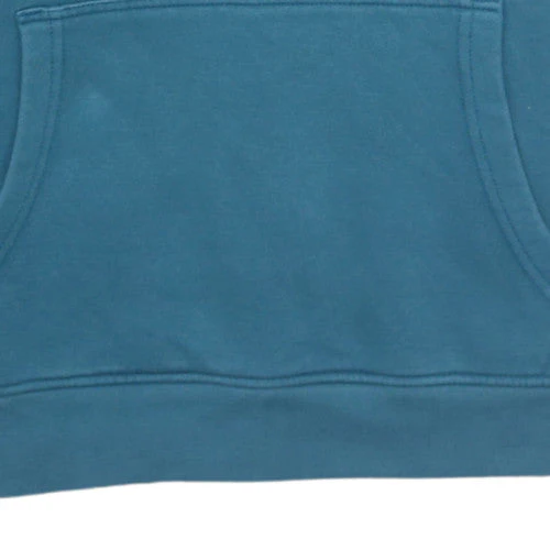 Kappa Mens Blue XS Pullover Hoodie with Logo Graphic Print - Image 7