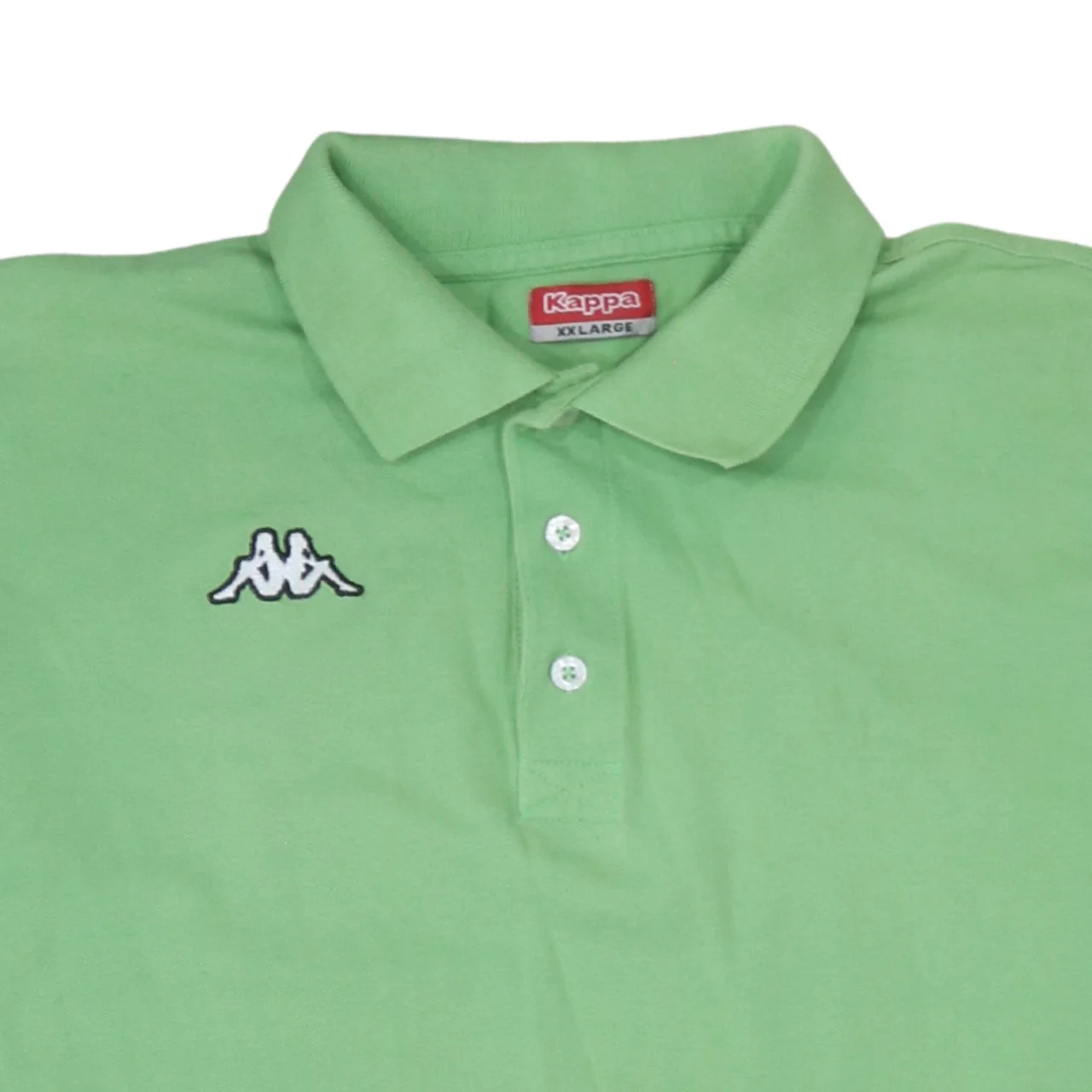 Kappa Men's Green 2XL Polo Shirt Embroidered Logo Casual - Image 7