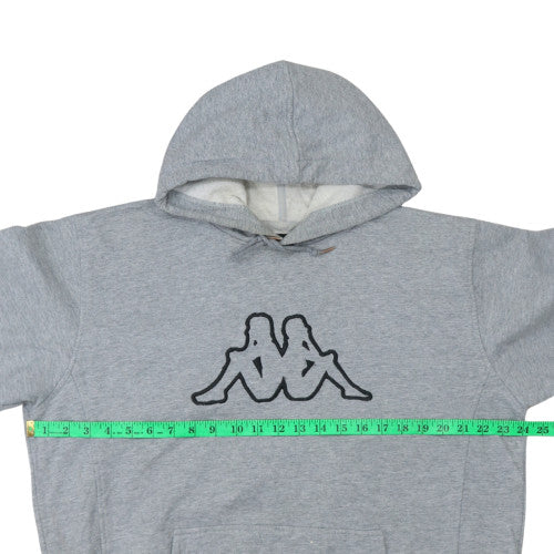 Kappa Men's Grey 2XL Pullover Hoodie with Logo Design - Image 3