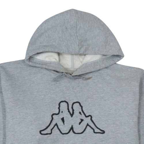 Kappa Men's Grey 2XL Pullover Hoodie with Logo Design - Image 7