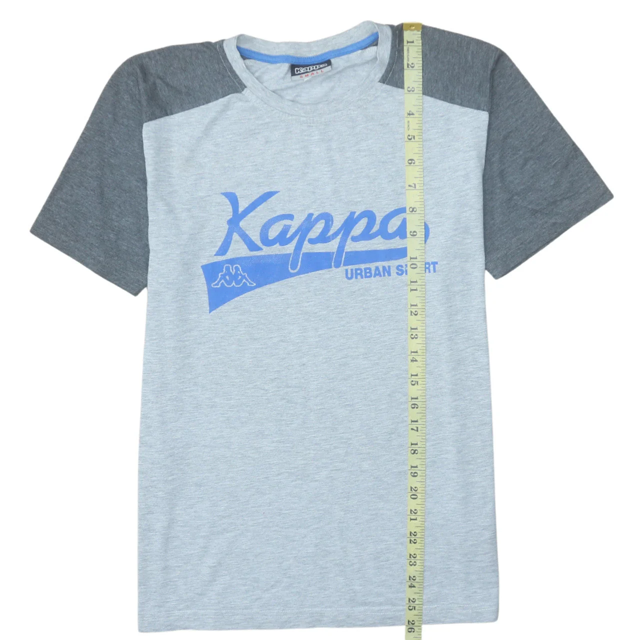 Kappa Men's Grey Short Sleeve Crew Neck Graphic T-Shirt Small - Image 2
