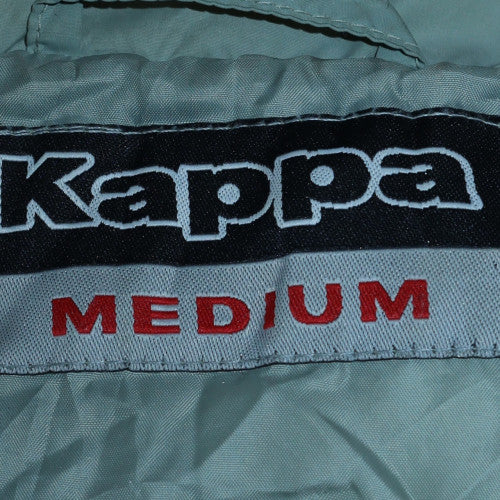 Kappa Men's Light Blue Puffer Jacket Medium Polyester Polyamide Warm Casual - Image 5