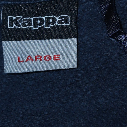 Kappa Mens Navy Blue Crew Neck Sweatshirt Large Cotton Blend - Image 5