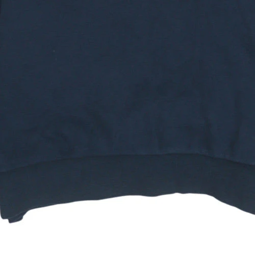 Kappa Mens Navy Blue Crew Neck Sweatshirt Large Cotton Blend - Image 7