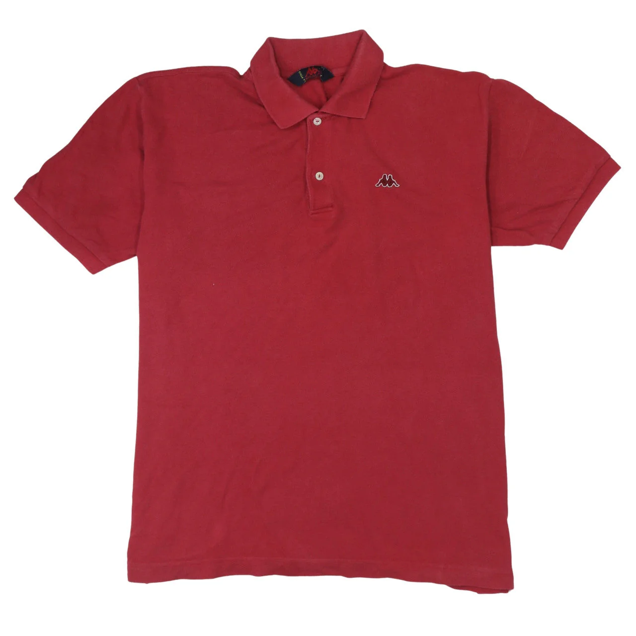 Kappa Men's Red Cotton Polo Shirt Size L Classic Fit