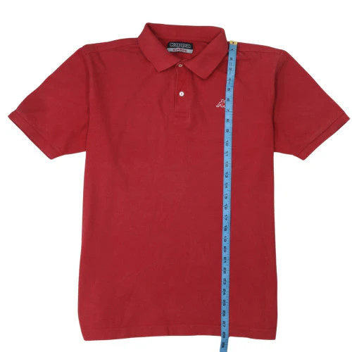 Kappa Men's Red XL Cotton Polo Shirt Short Sleeve Casual Top - Image 2