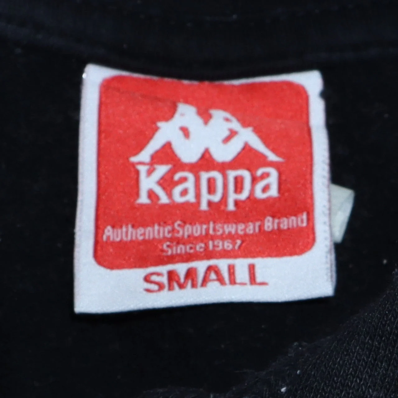 Kappa Womens Black Small Hoodie Pullover Cotton Blend Logo Sportswear - Image 5