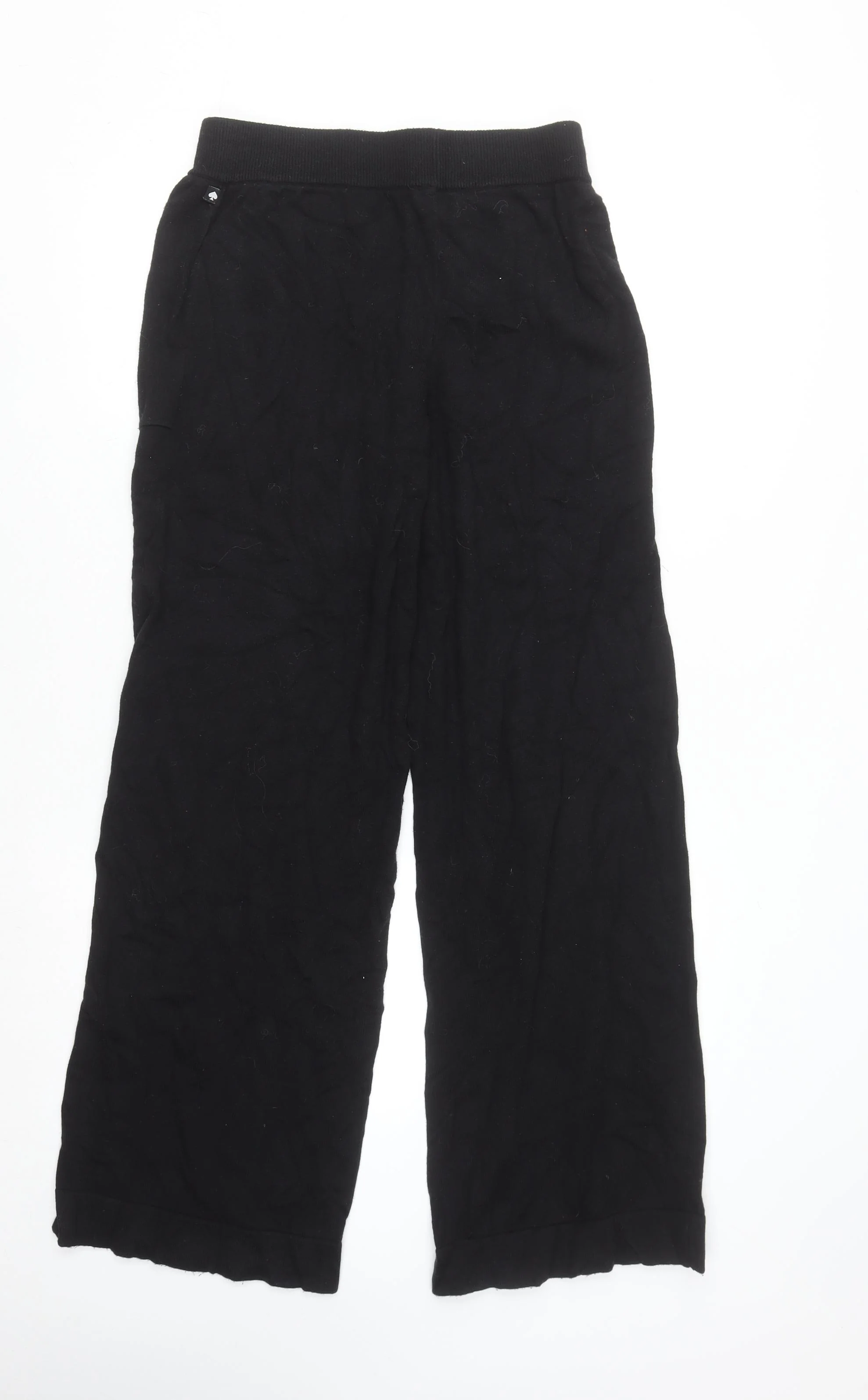 Kate Spade Women’s Black Knit Sweatpants Size S Elastic Waist Comfort Trousers - Image 3