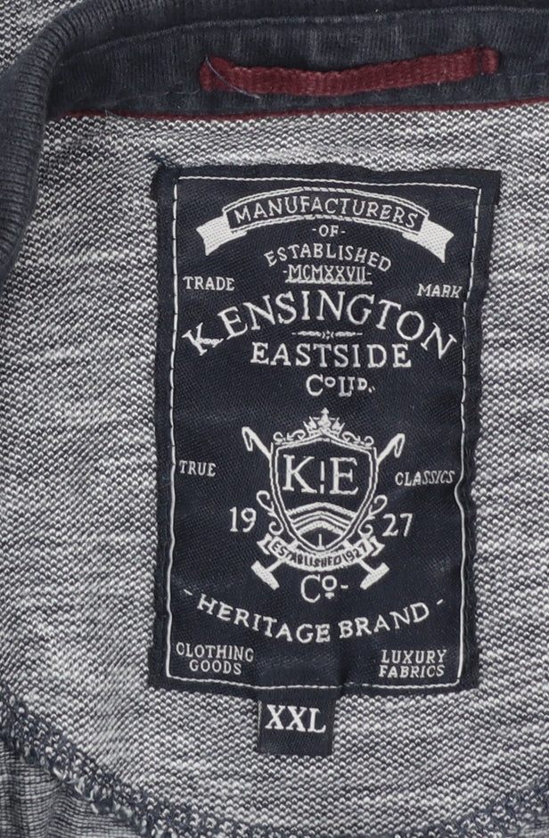 Kensington Eastside Men’s Grey 2XL Polo Shirt Classic Casual - Image 4