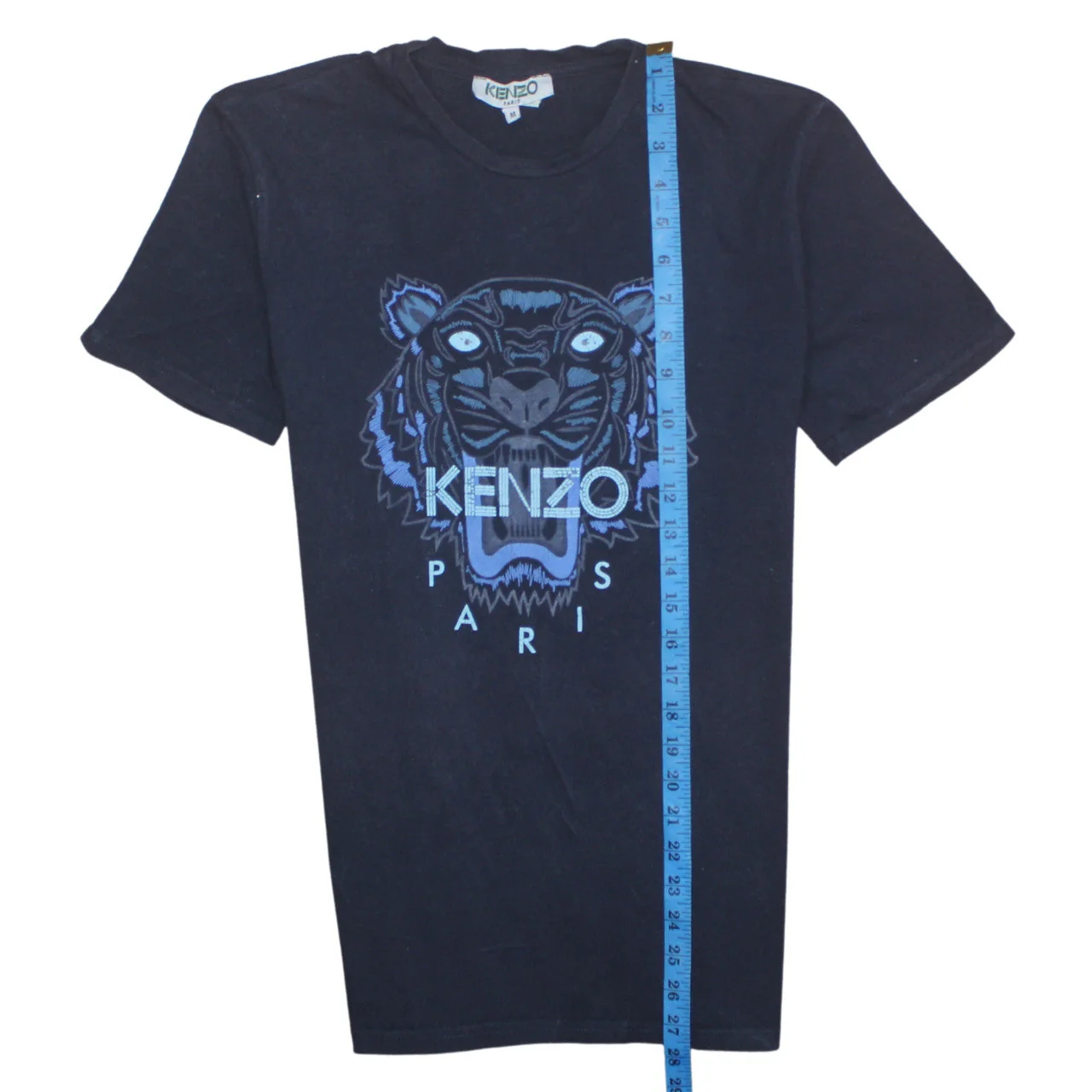 Kenzo Men Black Embroidered Tiger Logo T-Shirt Size M - Image 3
