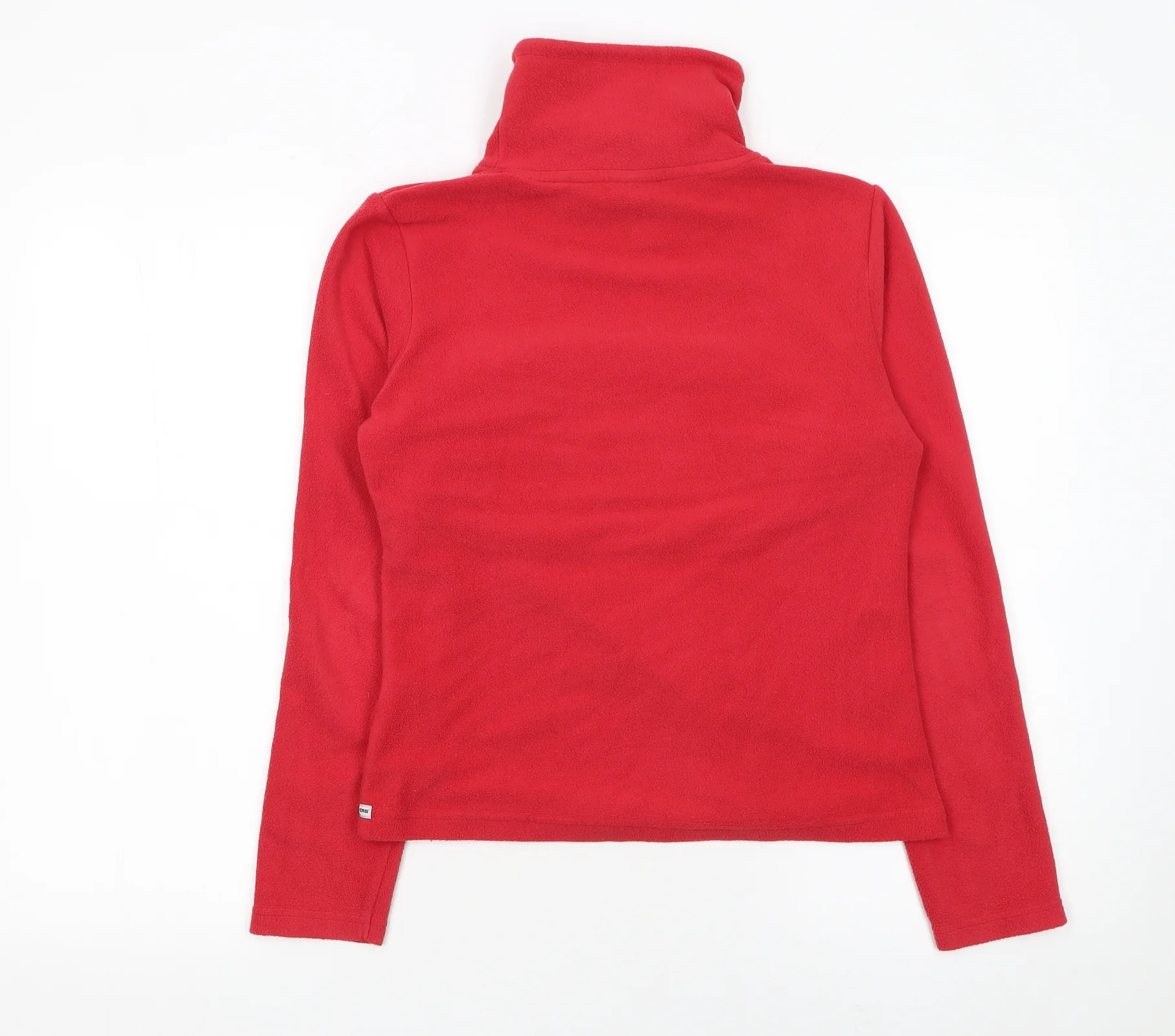 Kickers Girls Red Fleece Pullover Sweatshirt High Neck Size 12 Years - Image 3