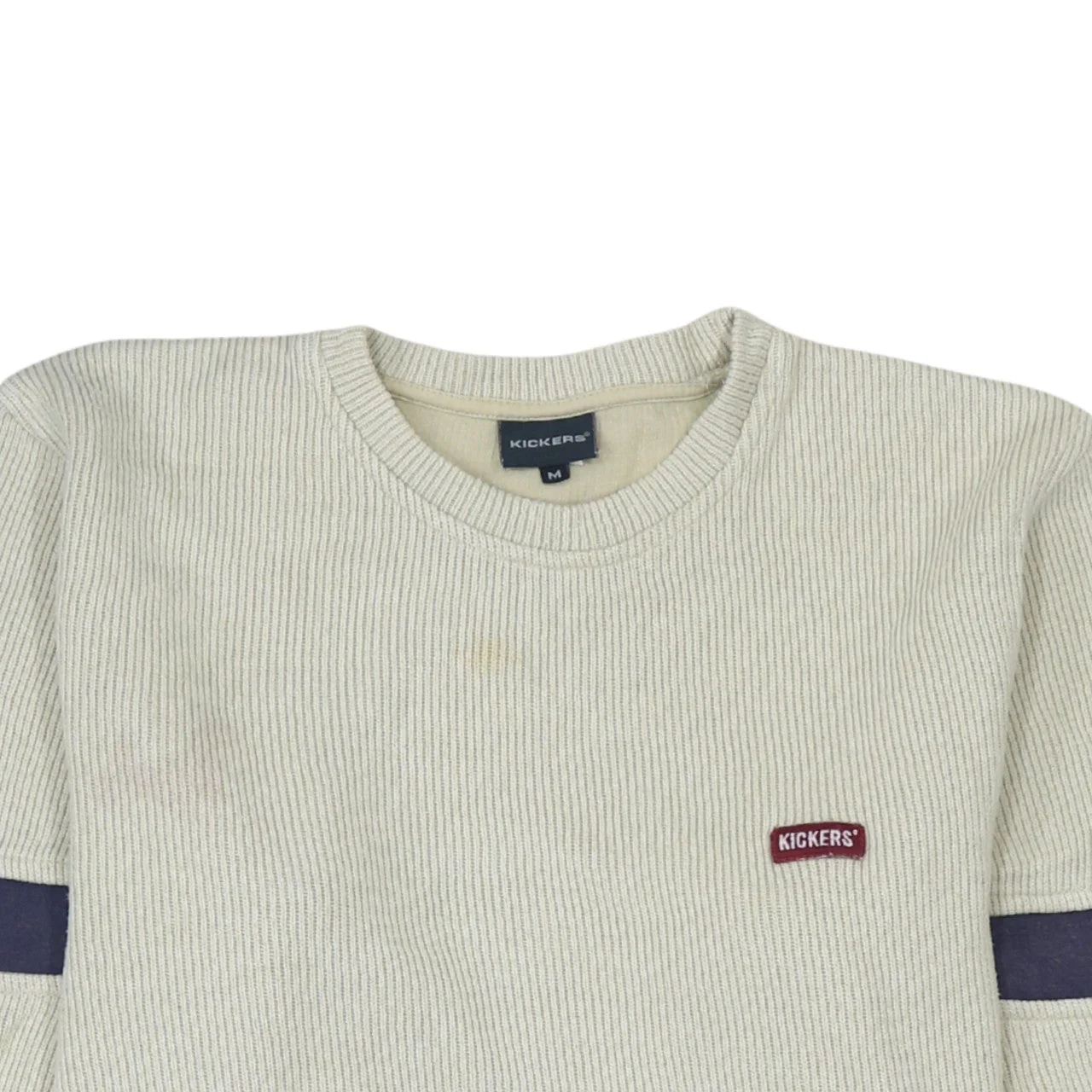 Kickers Men's Beige Long Sleeve Crew Neck Pullover Sweatshirt M - Image 8