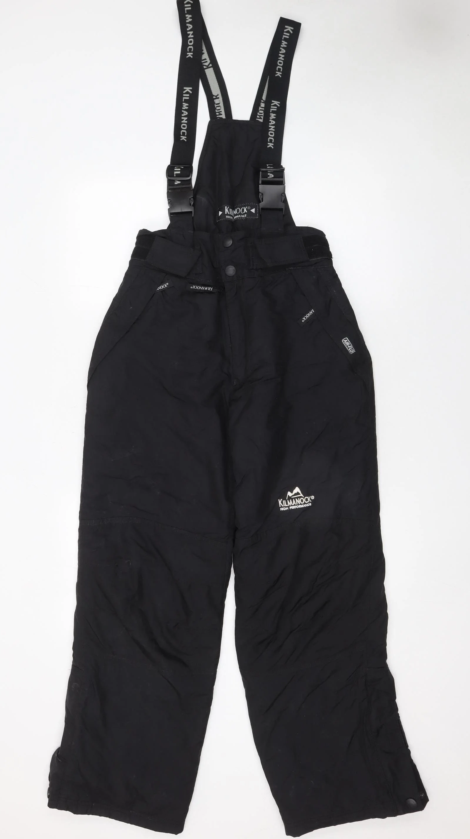 Kilmarnock Women's Black Snow Pants Size 10 Waterproof Insulated