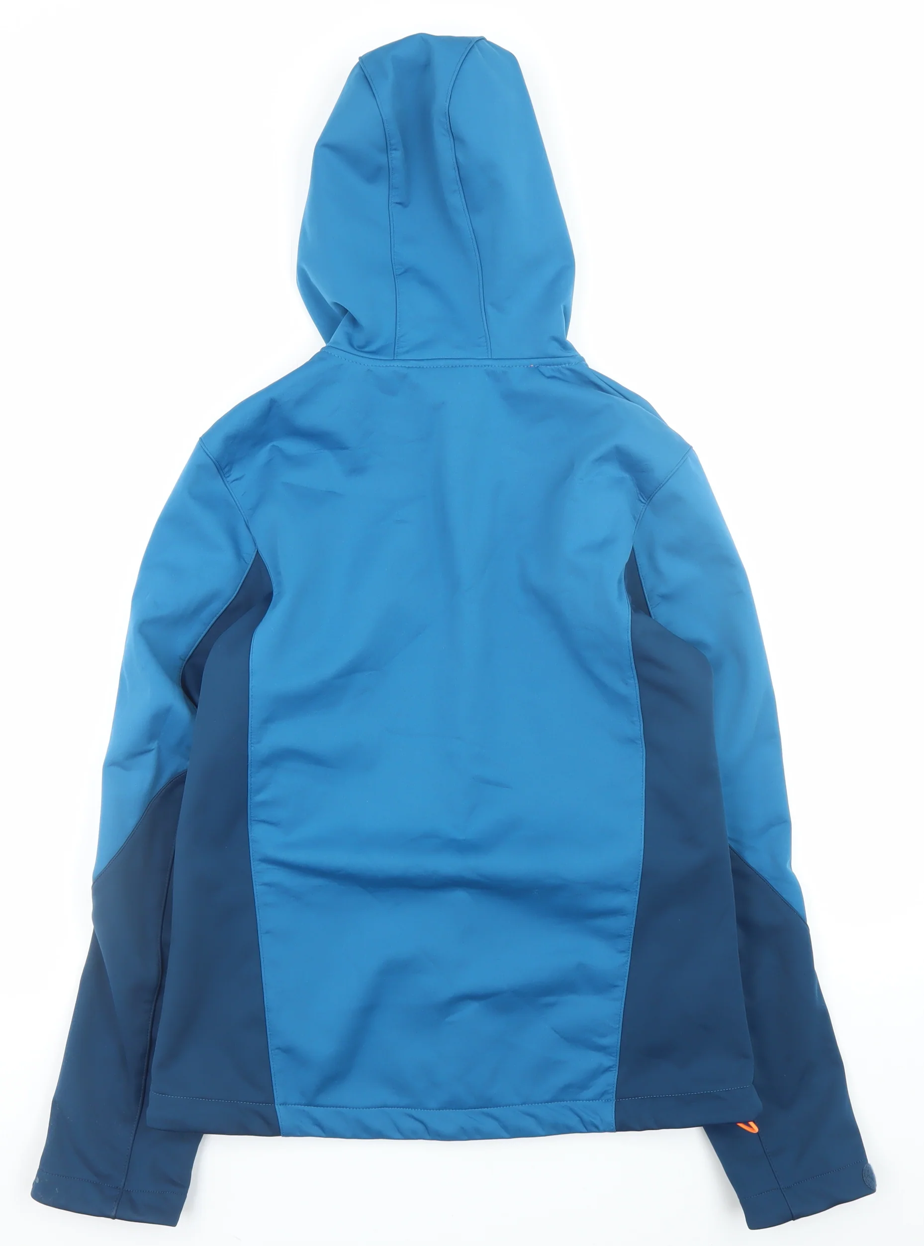 KOKUE Women Blue Softshell Hooded Jacket M Outdoor Windproof - Image 3