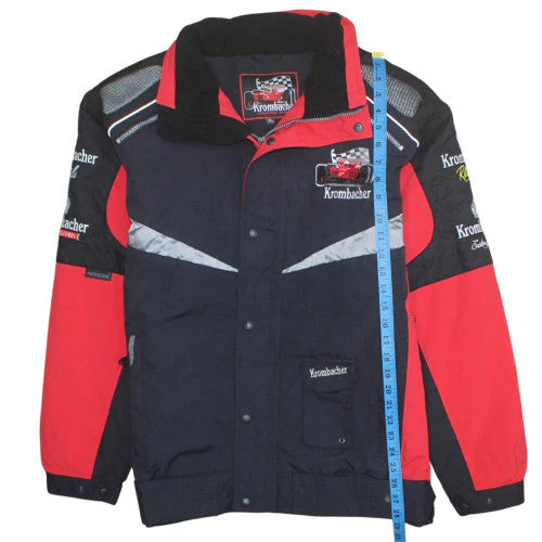 Krombacher Racing Team Men's Black Red XL Padded Bomber Jacket - Image 2