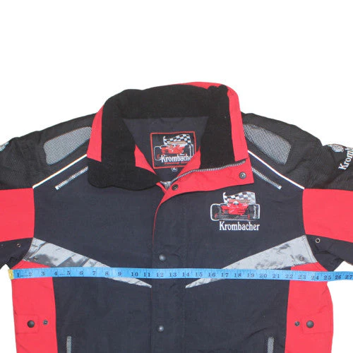 Krombacher Racing Team Men's Black Red XL Padded Bomber Jacket - Image 3
