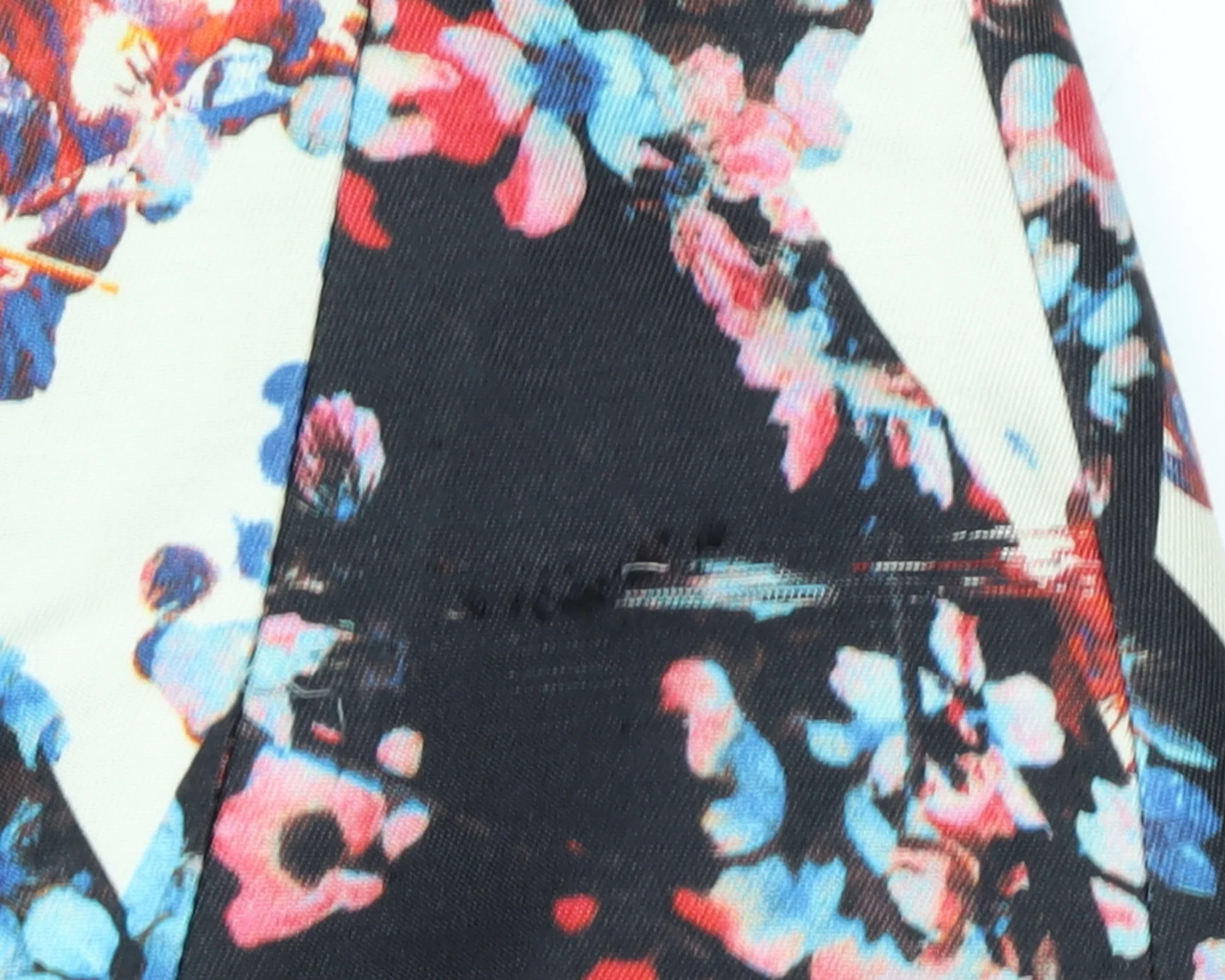 L.K. Bennett Women Multicoloured Floral Silk Blend Pencil Skirt UK 10 - Image 5