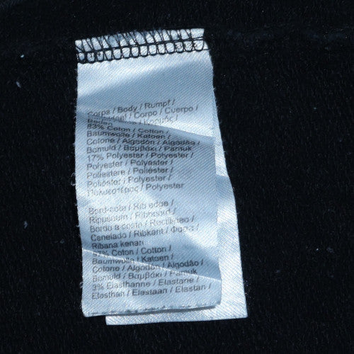 Lacoste Men’s Black Cotton Crew Neck Sweatshirt Size L - Image 6