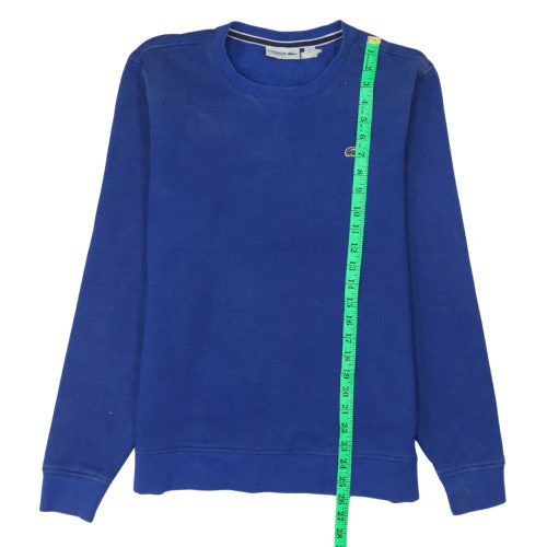 Lacoste Men’s Blue Crew Neck Pullover Sweatshirt Size L - Image 3